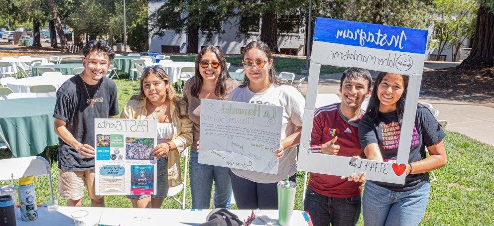 La Hermanidad club on Involvement Fair 